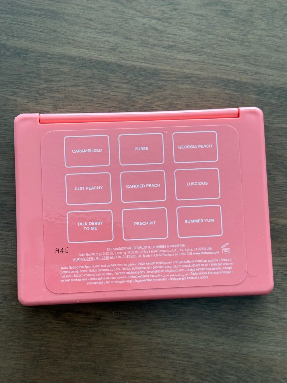 Too Faced Sweet Peach Eye Shadow Palette